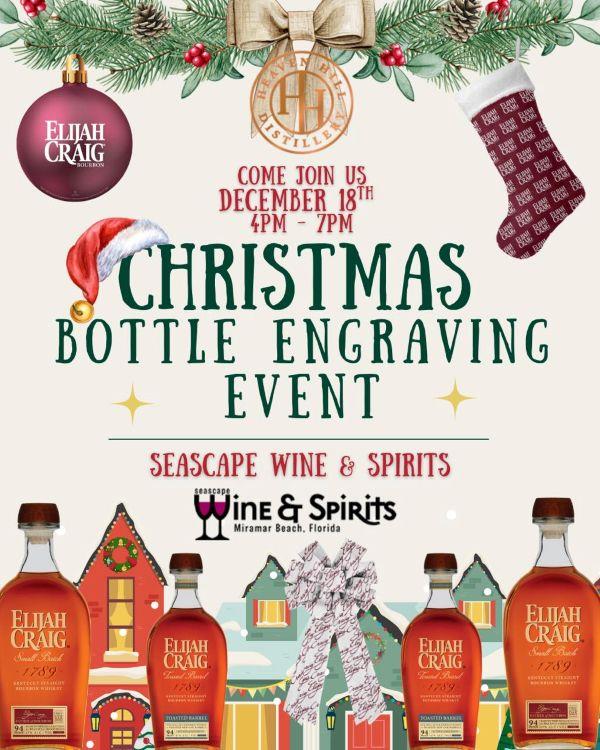 42844 Christmas Bottle Engraving